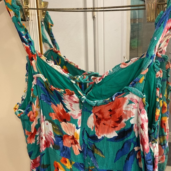 Lulus Floral Sundress, Size L - Picture 4 of 6